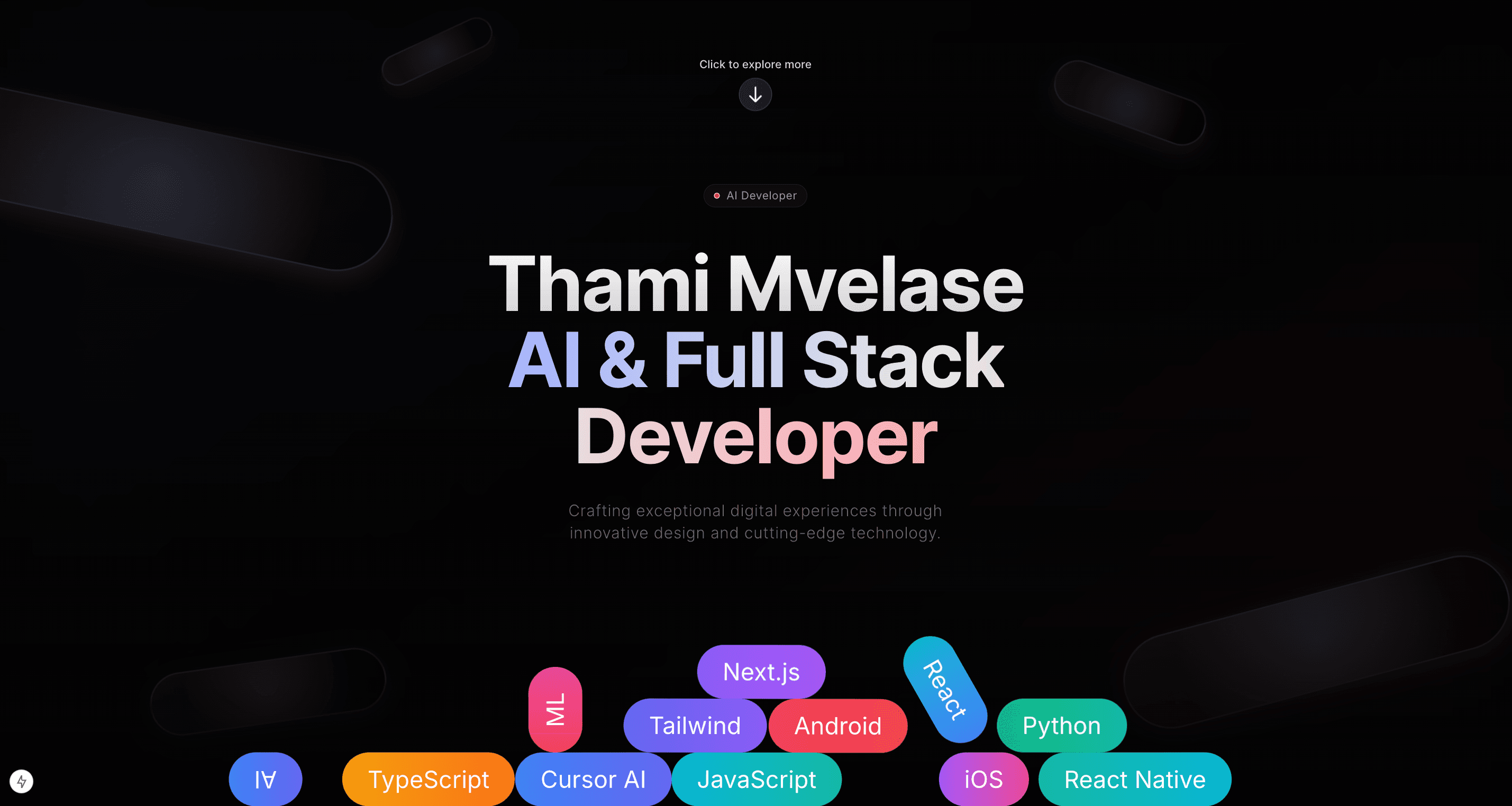 AI Portfolio Website